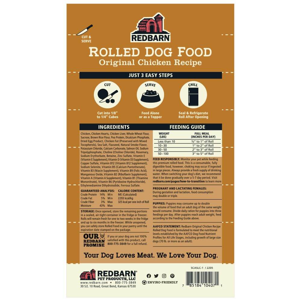 4oz Chicken Rolled Food Grab-and-Go size - 10pk