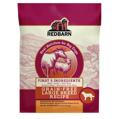 Product image of the 4oz Redbarn Grain-Free Large Breed Recipe Dog Food Sample Pack