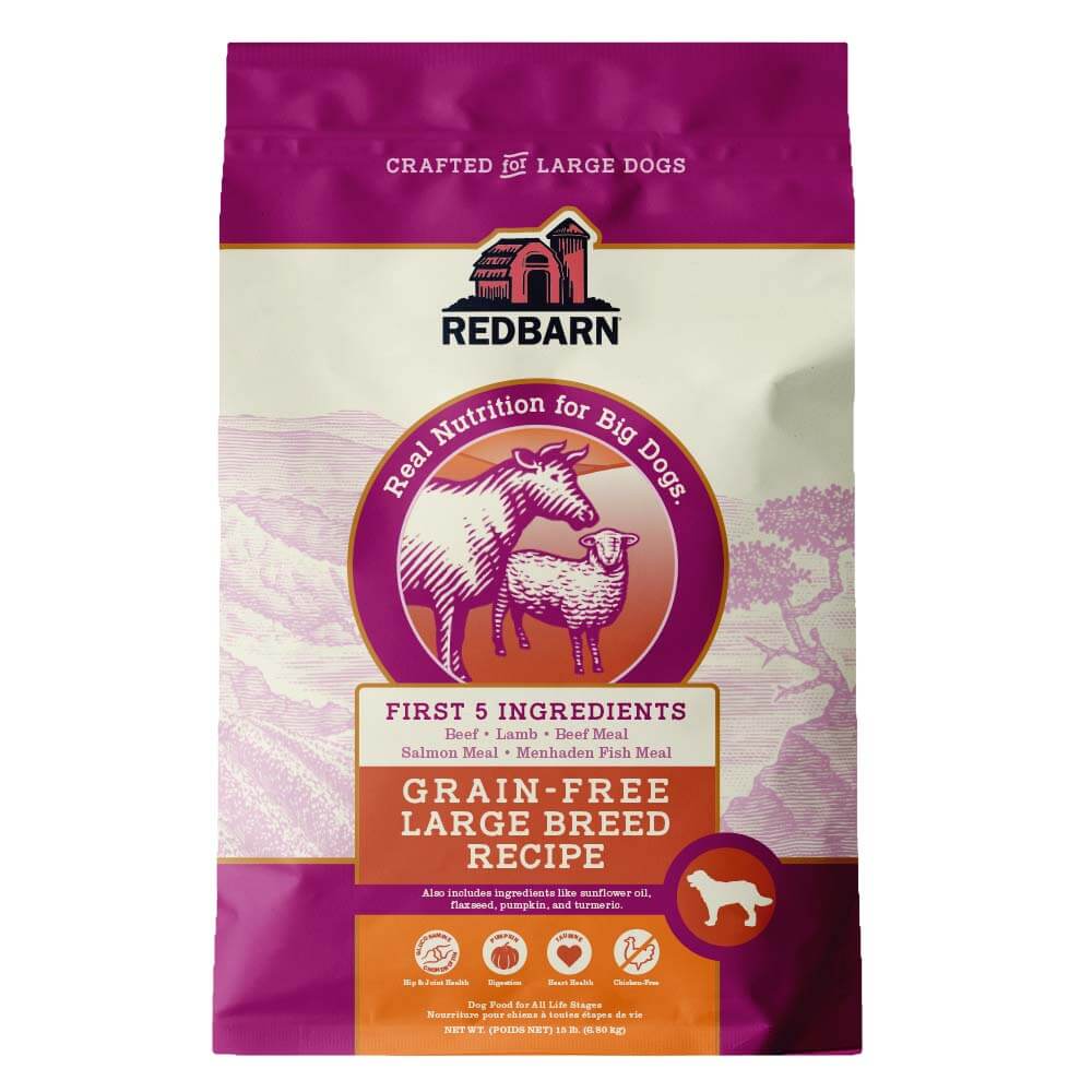 Product image of the 15lb Redbarn Grain-Free Large Breed Recipe Dog Food