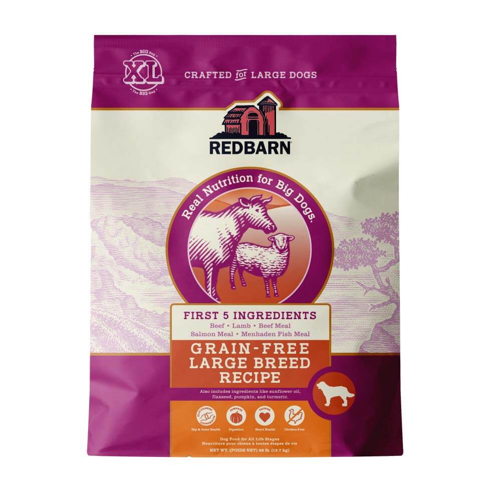 Product image of the 28lb Redbarn Grain-Free Large Breed Recipe Dog Food