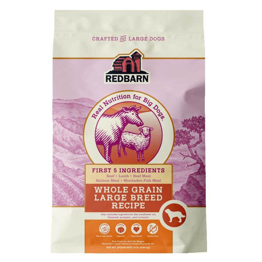 Product image of the 15lb Redbarn Whole Grain Large Breed Recipe Dog Food