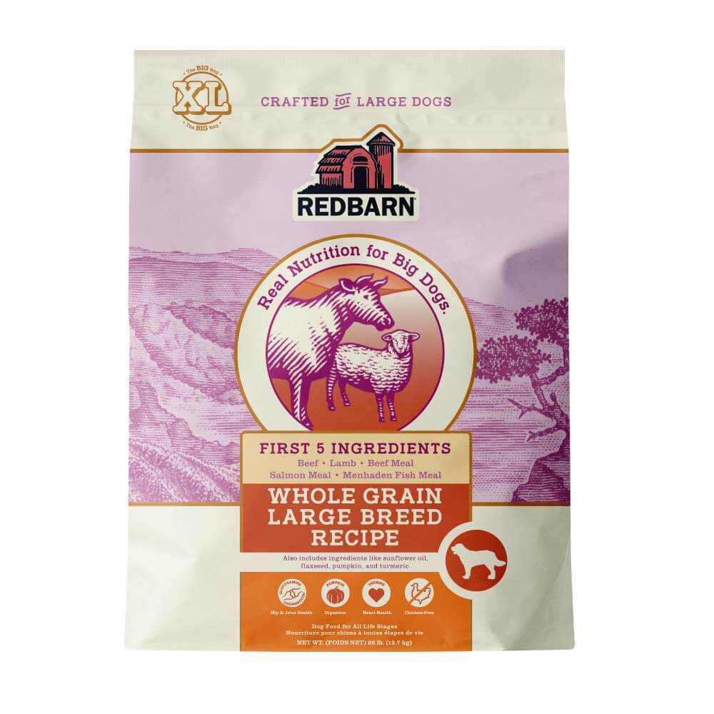 Product image of the 28lb Redbarn Whole Grain Large Breed Recipe Dog Food