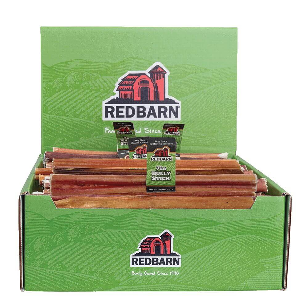 Redbarn 7in Bully Stick - Case of 35