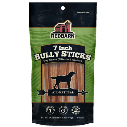 Redbarn 7in Bully Stick - 6pk