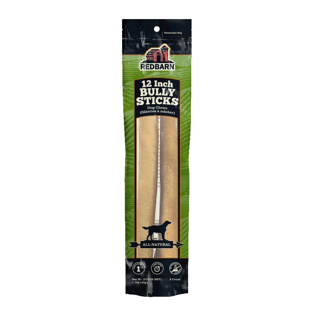 Redbarn 12in Bully Stick - 2pk