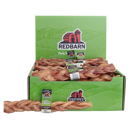 Redbarn Braided Bully Stick - Case