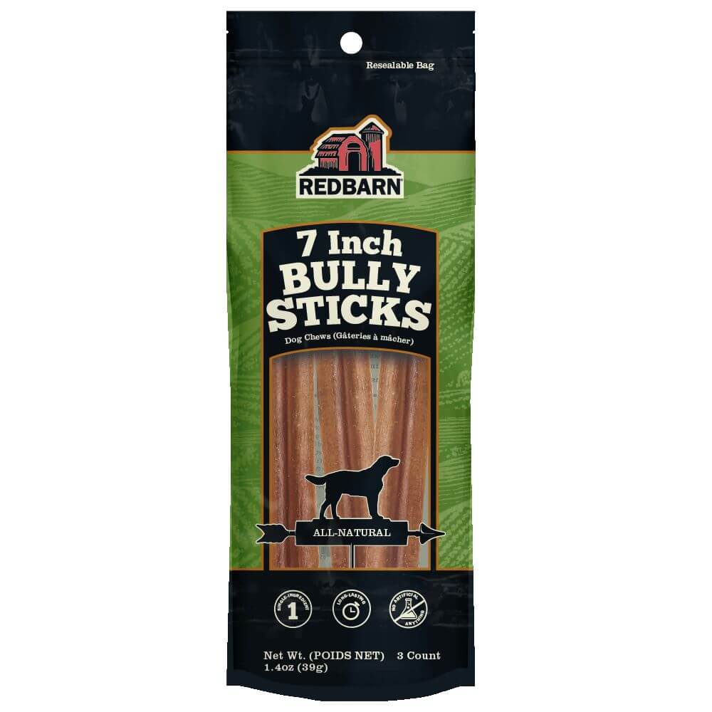 Redbarn 7in Bully Stick - 3pk