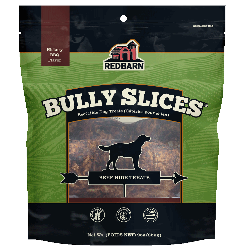 Bag of Bully Slices, beef hide treats