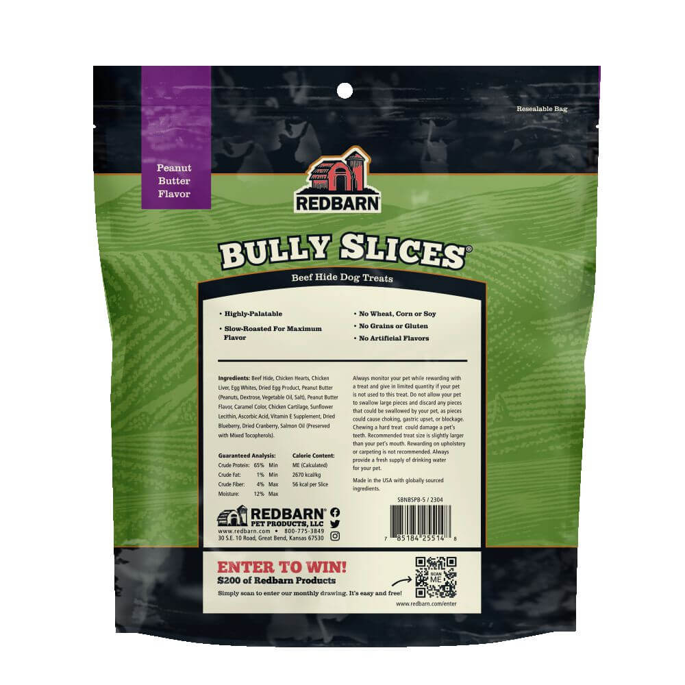 Bully Slices® Peanut Butter Flavor - Back cover