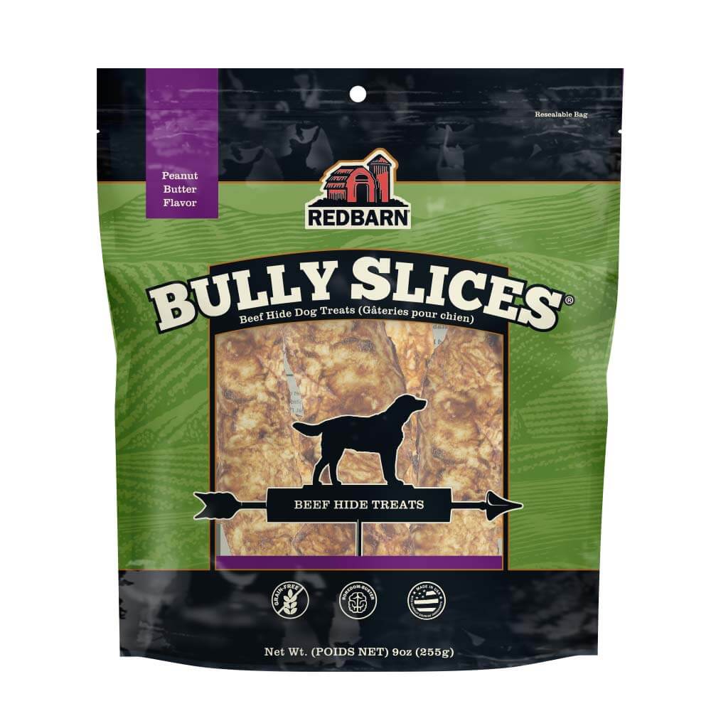 Product image of the Redbarn Bully Slices® Peanut Butter Flavor