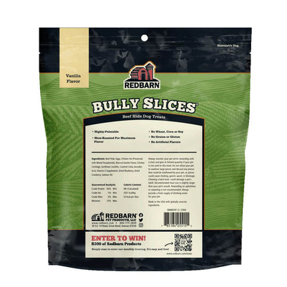 Redbarn Bully Slices® Vanilla Flavor - Back cover