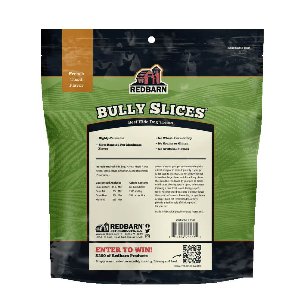 Bully Slices® French Toast Flavor - Back cover