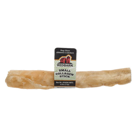 All-natural small dog collagen chew stick, single-ingredient dental treat, gluten-free with no artificial preservatives, 0.6oz.