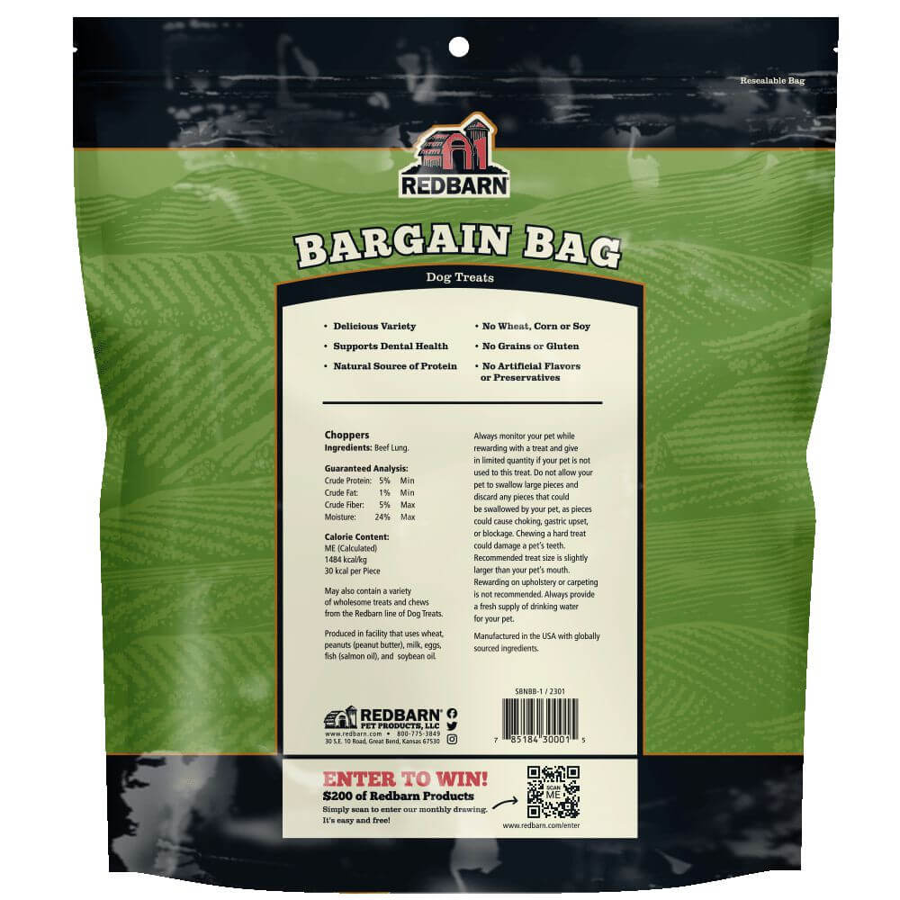 Redbarn Bargain Bag - Back cover