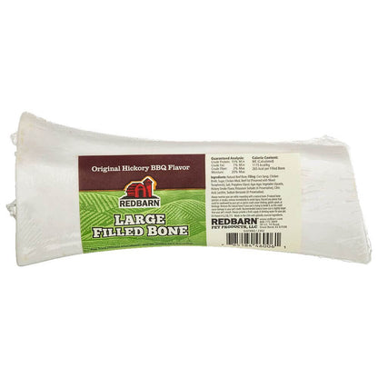 Product image of the Redbarn Large Filled Bone Hickory BBQ Flavor