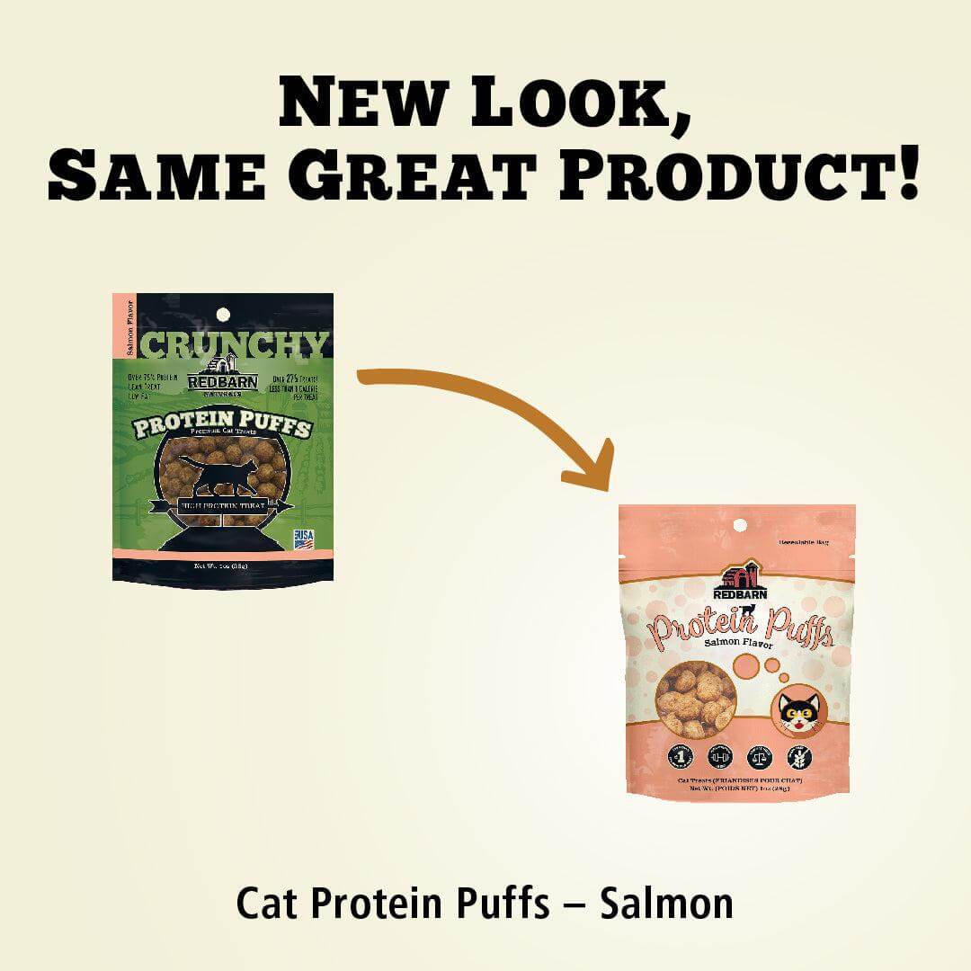 Redbarn Protein Puffs Salmon Flavor - New Look