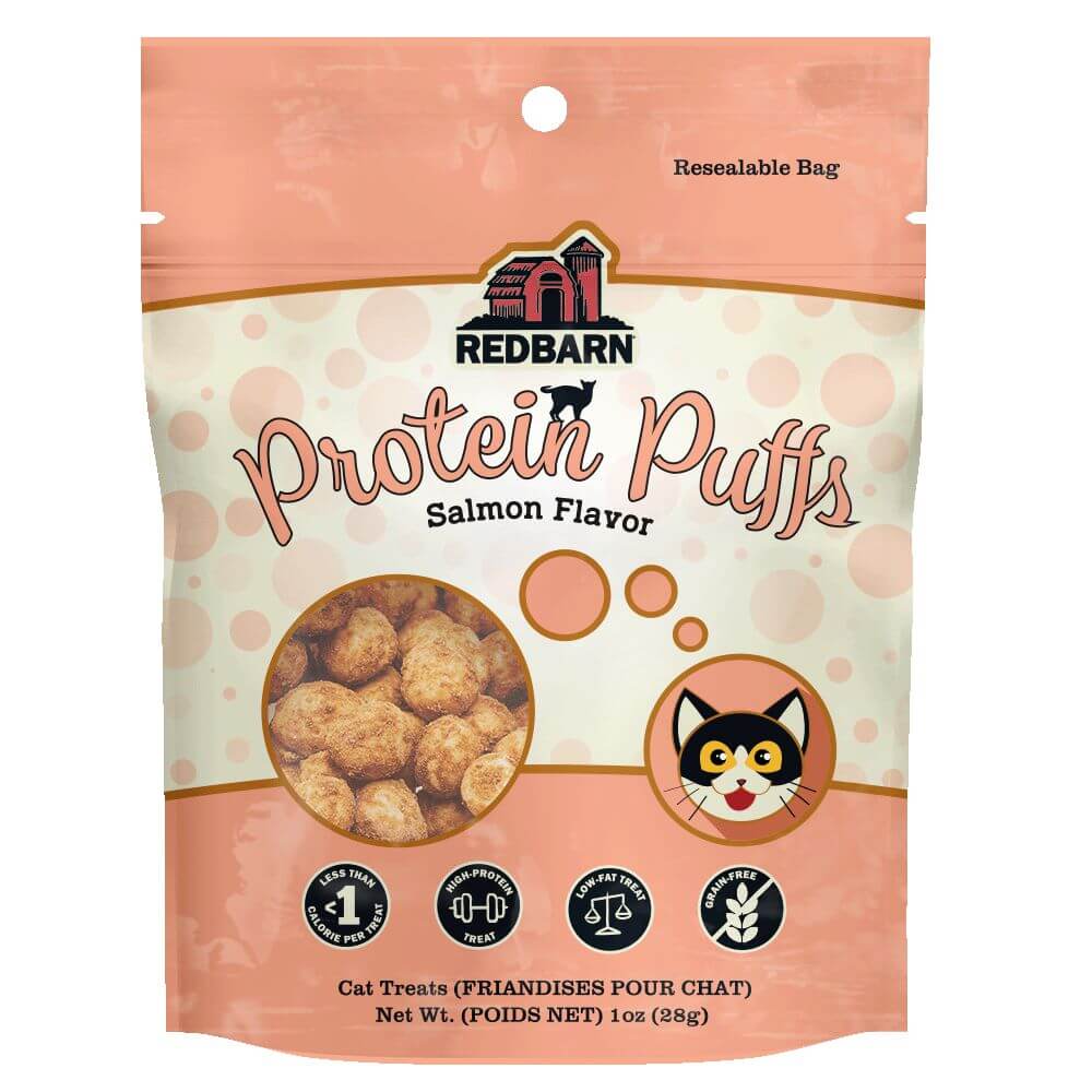 Redbarn Protein Puffs Salmon Flavor