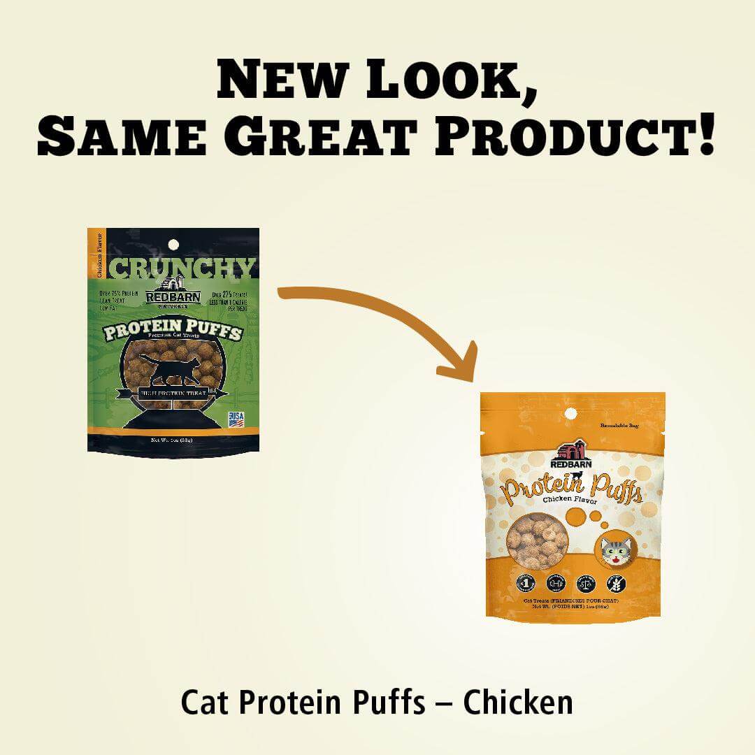 Redbarn Protein Puffs Chicken Flavor New Look