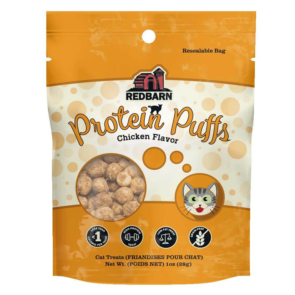 Product image of the Redbarn Protein Puffs Chicken Flavor