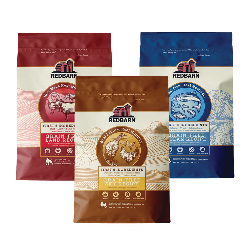 Grain-Free Dry Dog Food Variety 3-Pack - (Land, Sky and Ocean) - 4lb bags