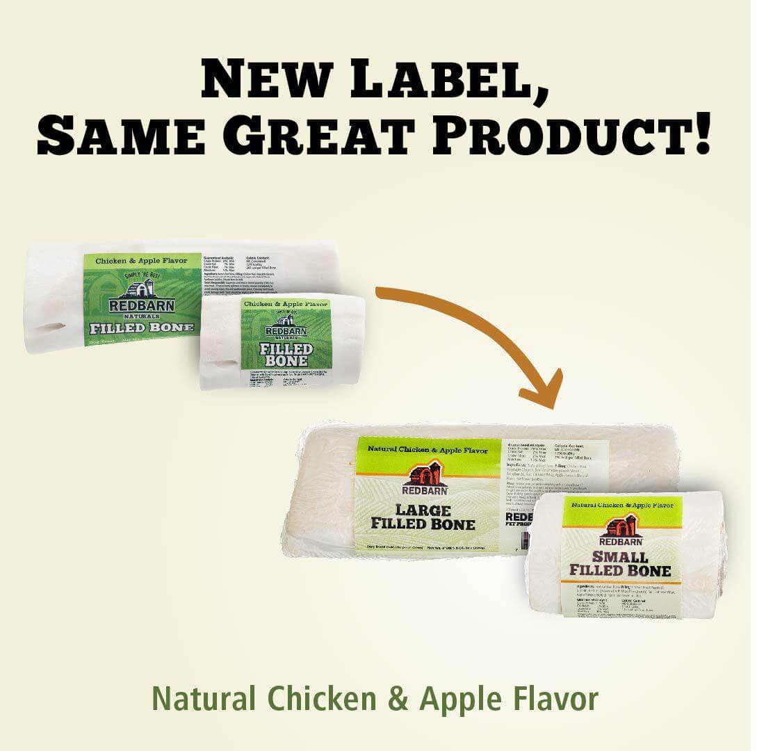 Natural Filled Bone Chicken & Apple Flavor