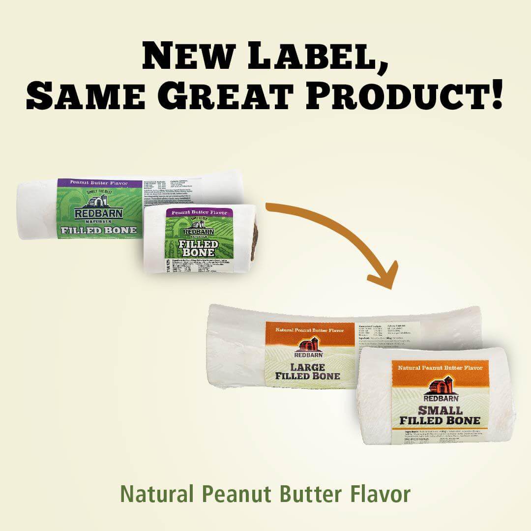 Natural Filled Bone Peanut Butter Flavor