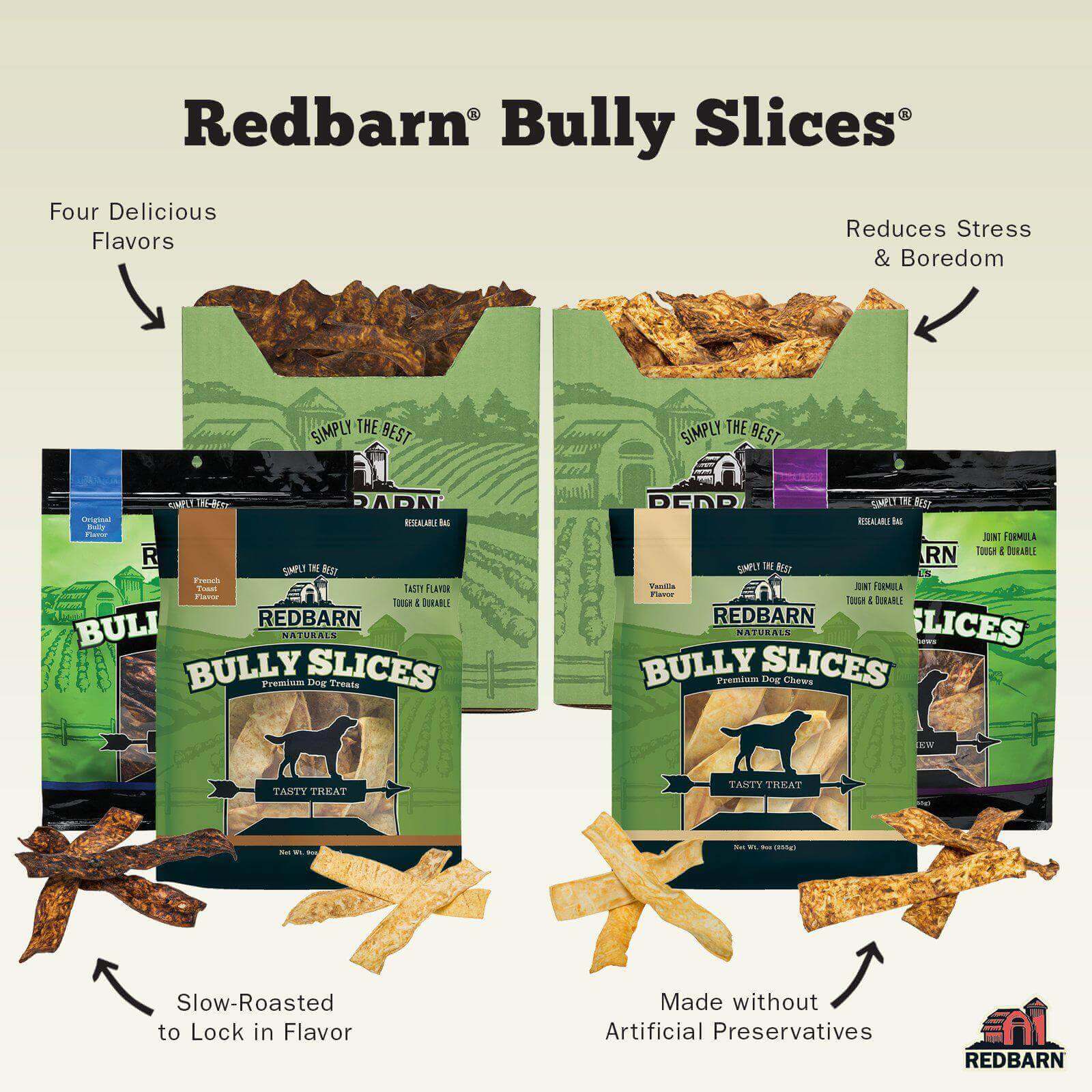 Different Flavors of Bully Slices® 