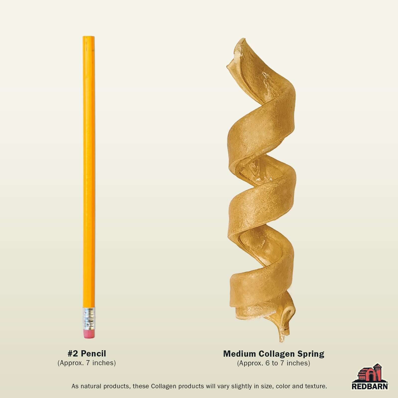 Redbarn Collagen Spring size comparison