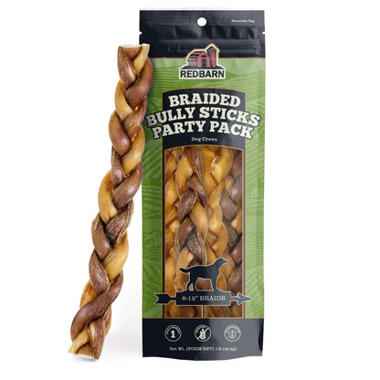 8-12" Bully Braid Party Pack - Recommended for Dental Hygiene and Muscle Development