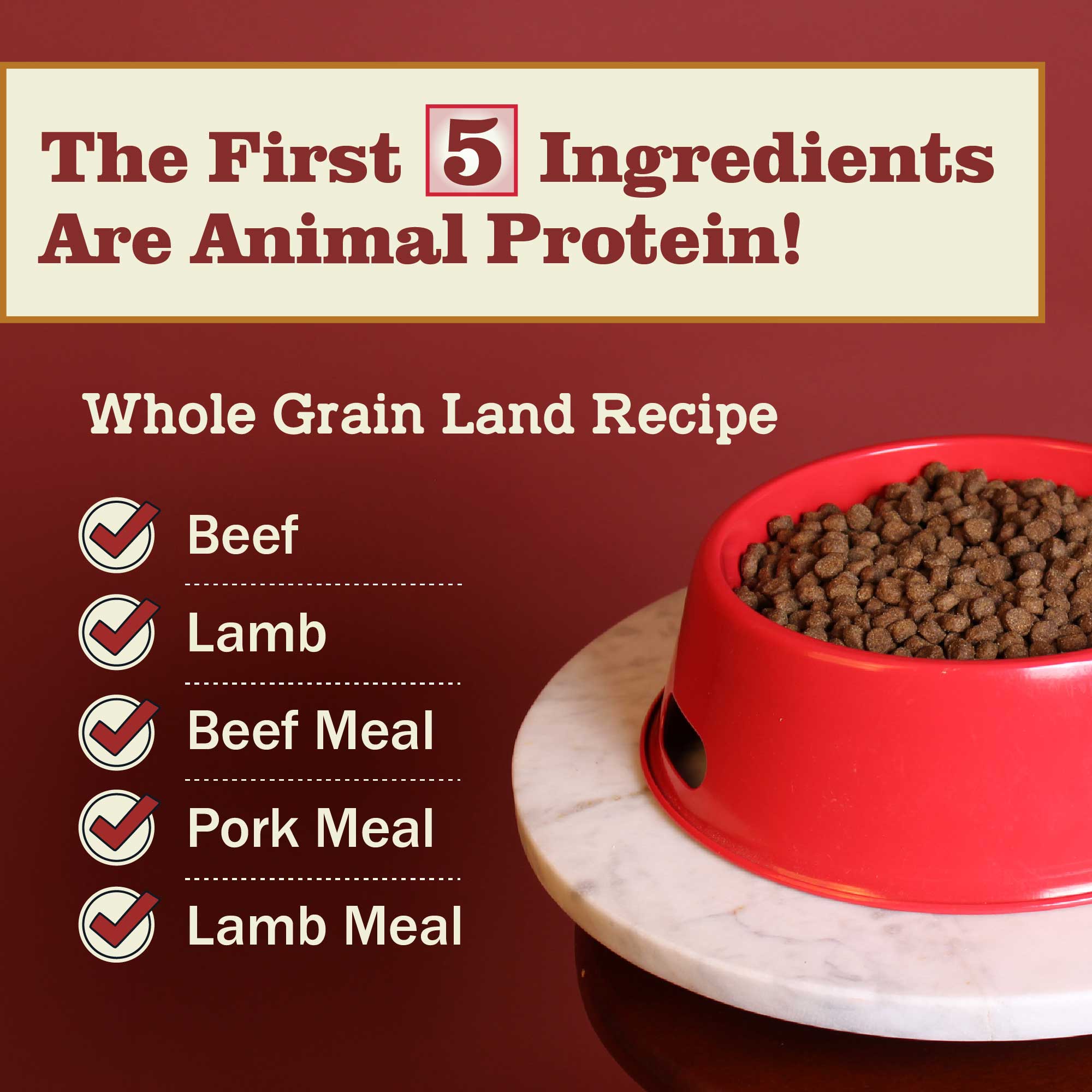 Whole Grain Land Recipe Dog Food