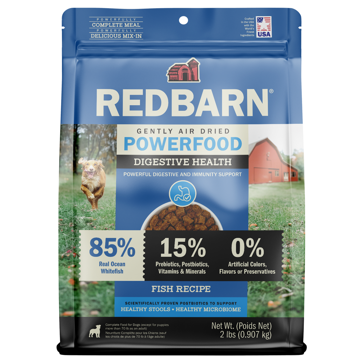 Cover Image of Redbarn Air Dried Powerfood Digestive Health Fish Recipe