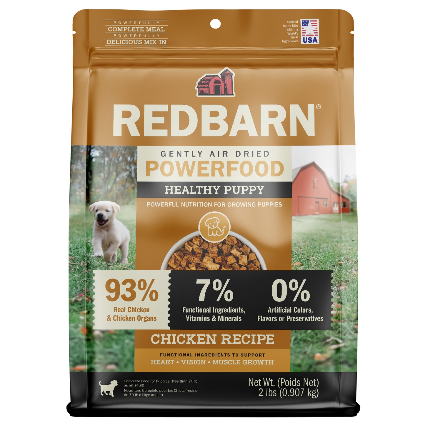 Cover Image of Redbarn Air Dried Powerfood Healthy Puppy Chicken Recipe