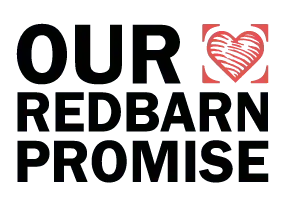 Our Redbarn Promise with a heart