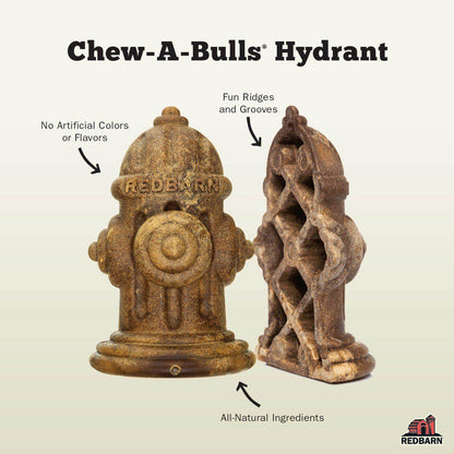 Image showing the inside of Chew-A-Bulls® Hydrant which has fun ridges and grooves